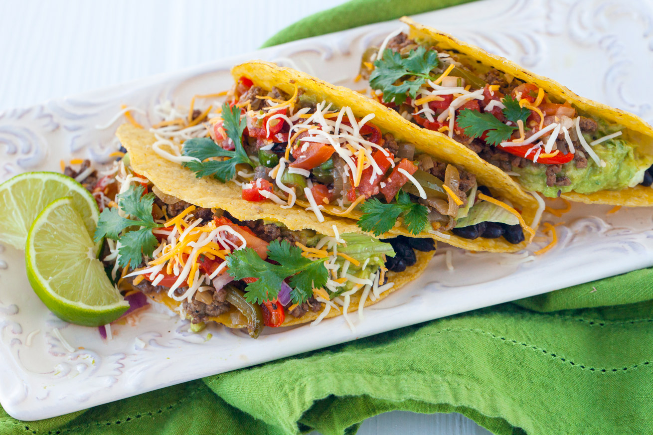beef tacos, taco, meat, lunch, dinner, snack, BBQ party, kids, healthy, protein, gluten free