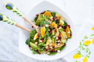 summer, salad, fourth of july, gluten free, salad with oranges
