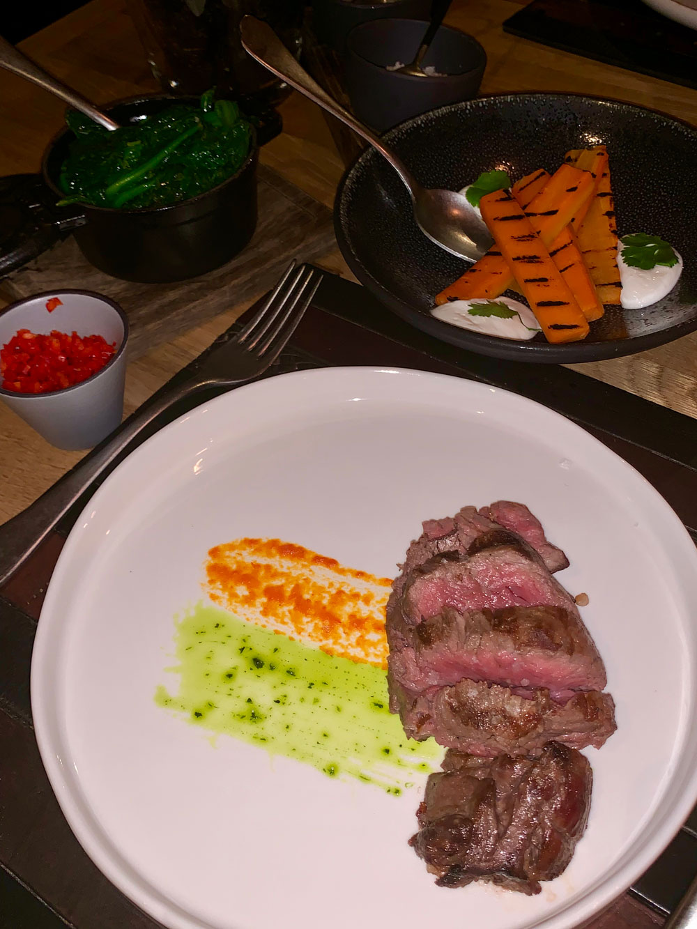 steak, chubut, gstaad, dinner, restaurant