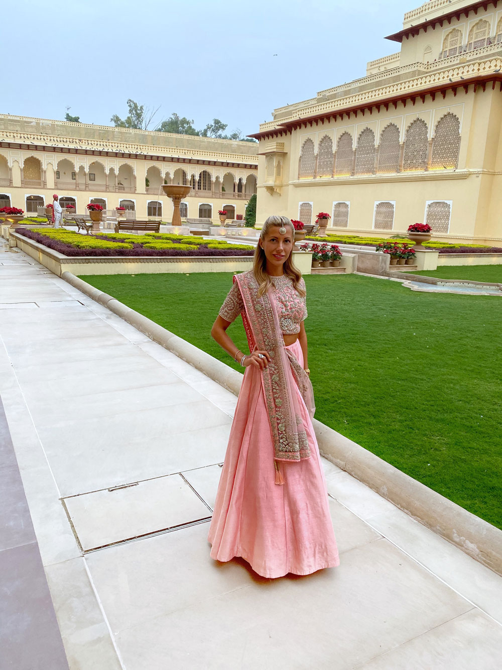 pinkcity, rambagh, palace, india, jaipur