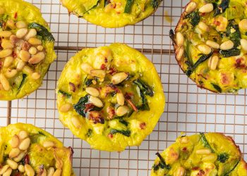 Zucchini, Spinach and Feta Egg Muffins