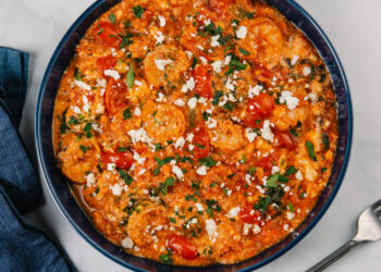 shrimp-saganaki