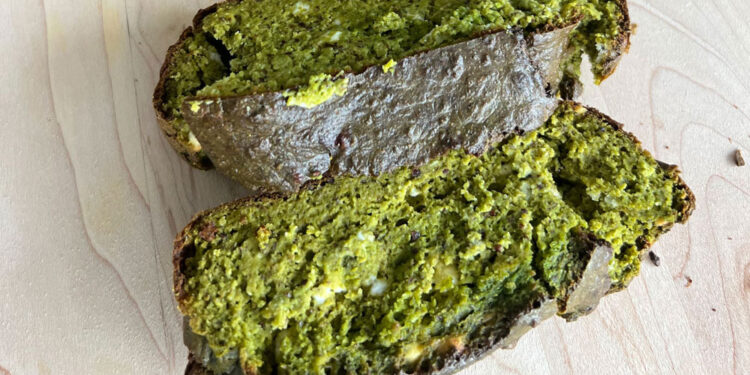 Gluten-Free Spinach Bread