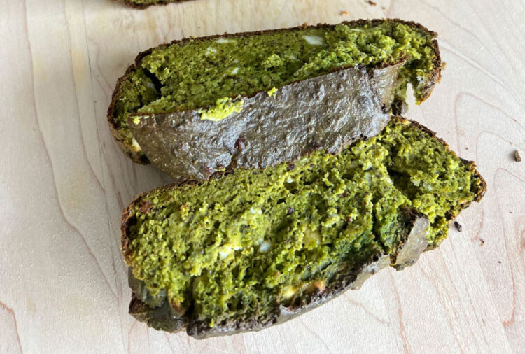 Gluten-Free Spinach Bread