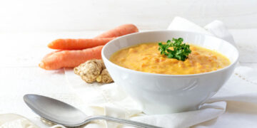 Creamy Carrot Ginger Soup 