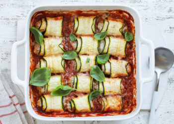 Zucchini Rolls with Vegan Ricotta
