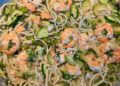Vegetable Linguine with Shrimp and Lemon Zest